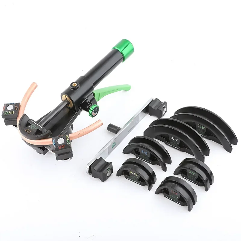 

Manual Hydraulic Copper Pipe Bending Machine DSZH ST-Y999 Air Conditioning Pipe Bending Tool 6-22mm Combination Pipe Bender Set