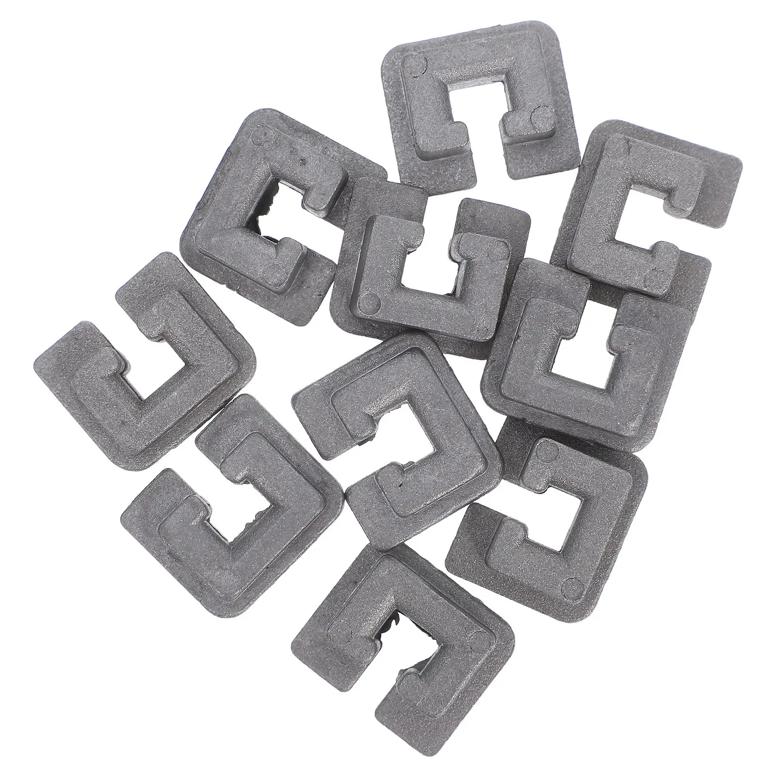 10Pcs Trimmer Head Eyelet Sleeve Aluminum Alloy Replacement Buckle Secure Fit Lawn Mower Trimmer Accessories Parts
