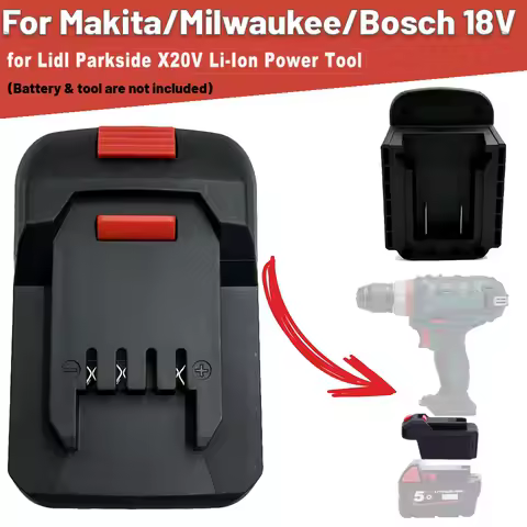 Battery Convert For Makita/Bosch/Milwaukee 18V Li-ion to for Lidl Parkside X20V Battery Power Tools Battery Adapter Converter