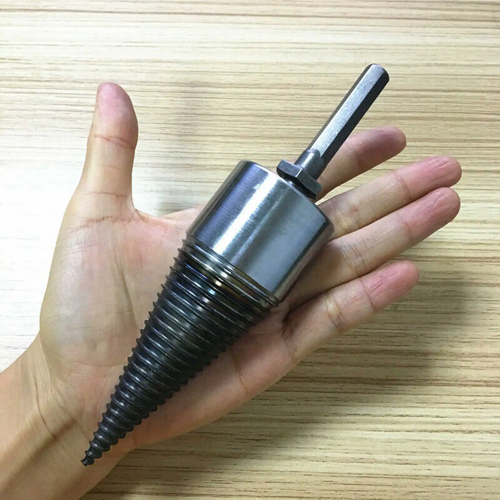 

32 MM 42 MM Firewood Log Splitter Wood Drill Bit Anti-Skid Thread Screw Splitting Cone Twist