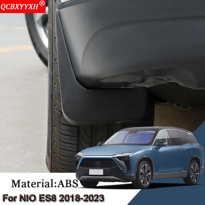 4pcs/set ABS Fit For NIO ES8 2018-2023 Car Mud Flaps Splash Guard Mudguard Mudflap Fender External Cover Automobiles Accessories