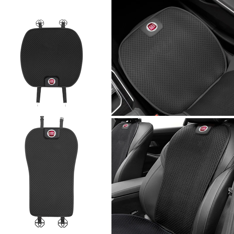 

Car Seat Cushion Cover Backrest Protective Pad For FIAT 500 Grande Punto Tipo Stilo UNO Astra Bravo Panda Freemont Linea Strada