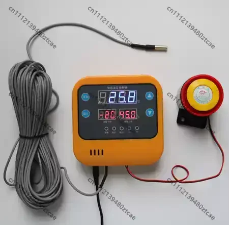 Digital Display Smart Temperature Detector High Low Limit Alarm Thermometer For Warehouse Greenhouse Computer Room
