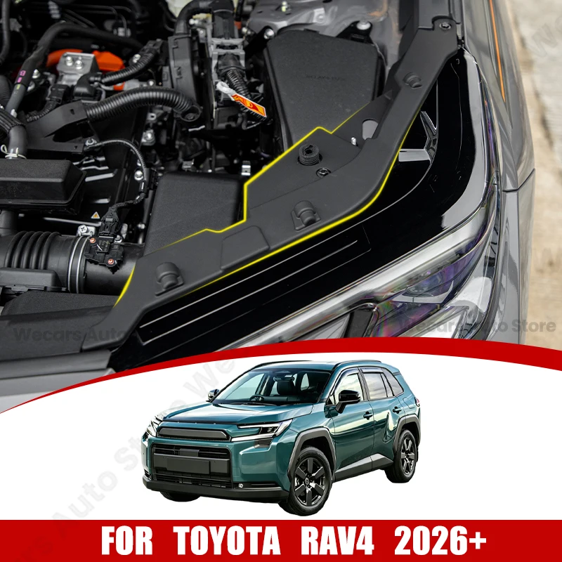 Per Toyota NEW RAV4 2026+ Coperture Laterali Vano Motore Antipolvere Impermeabili Protezioni Vano Motore Installazione Senza Foratura Ricambi Auto