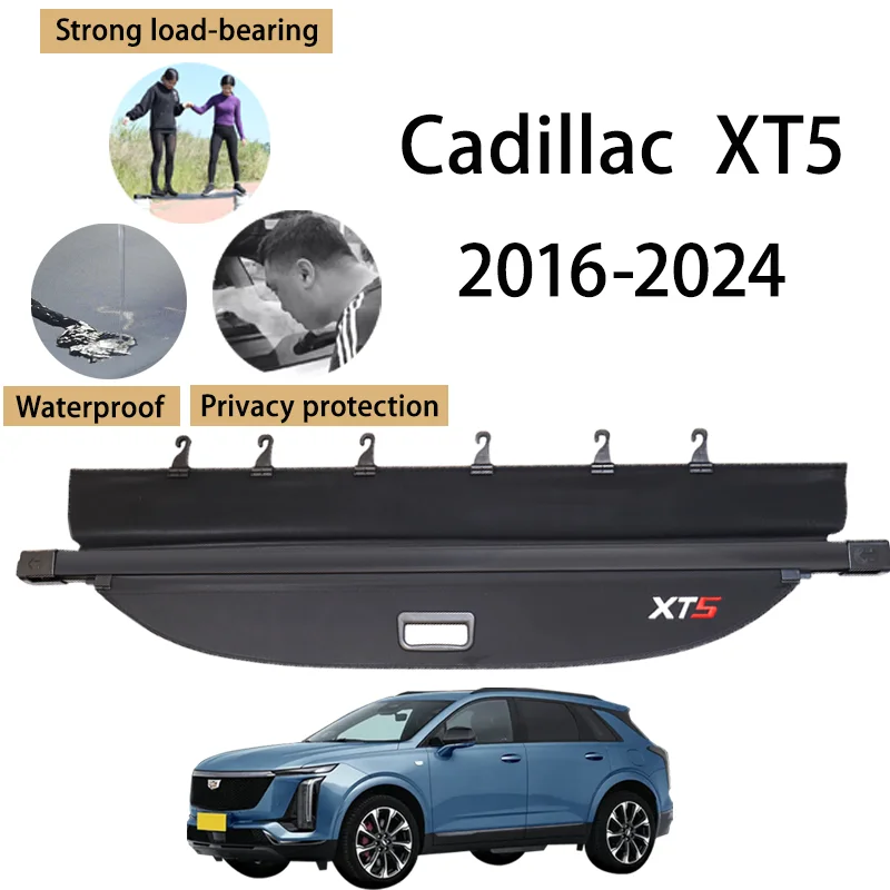 

For 2016-2024 Cadillac XT5 Privacy Screen Retractable Waterproof Security Tonneau Cover Shade Cargo Cover Trunk cars accessories