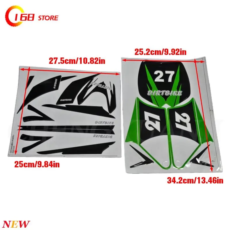 

Multi colored stickers suitable for off-road motorcycle stickers 49CC Beautiful and high-quality