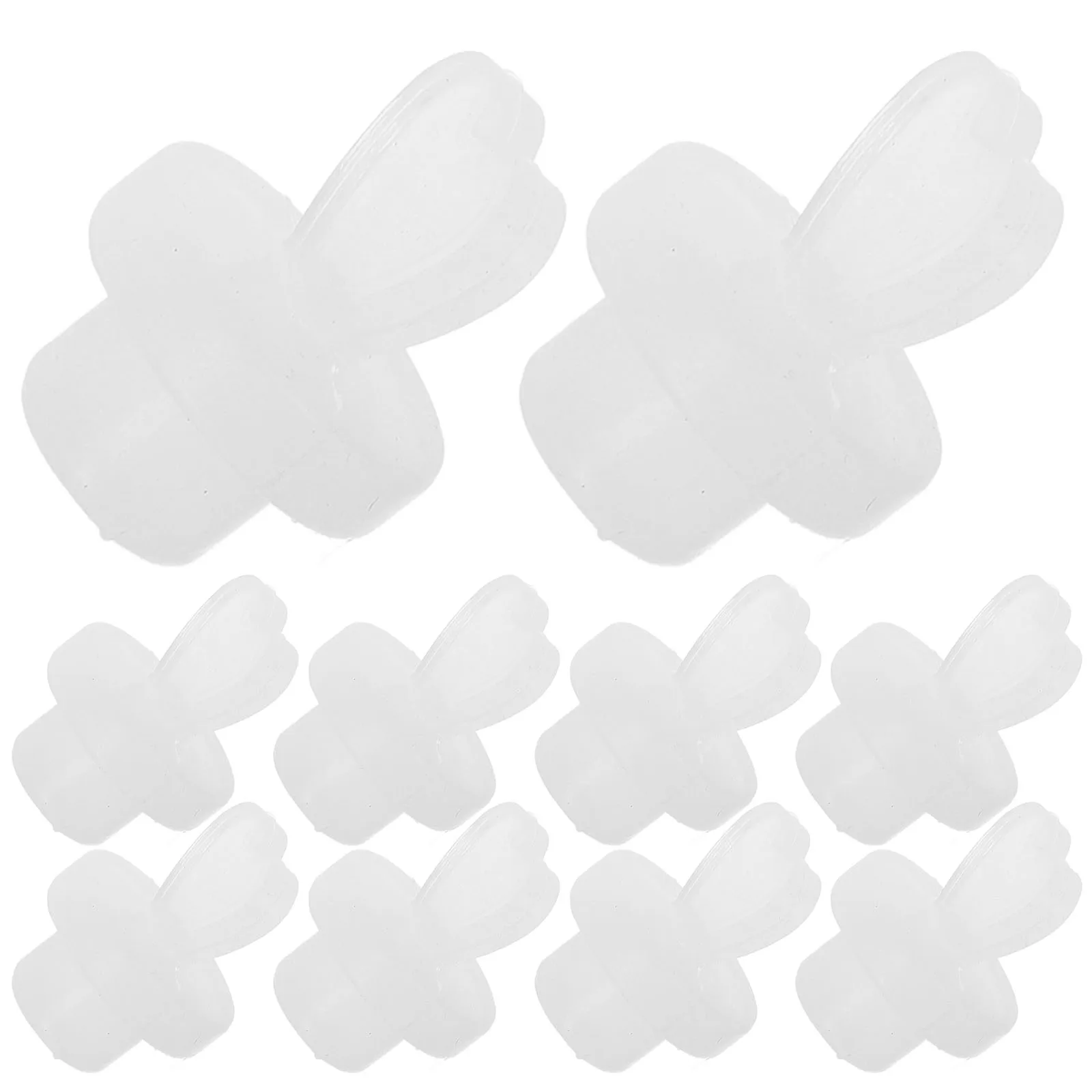 

10 Pcs Silicone Stopper Straws Cup Covers Color Changing Cups with Hole Beverage Can for Drinks Coffee