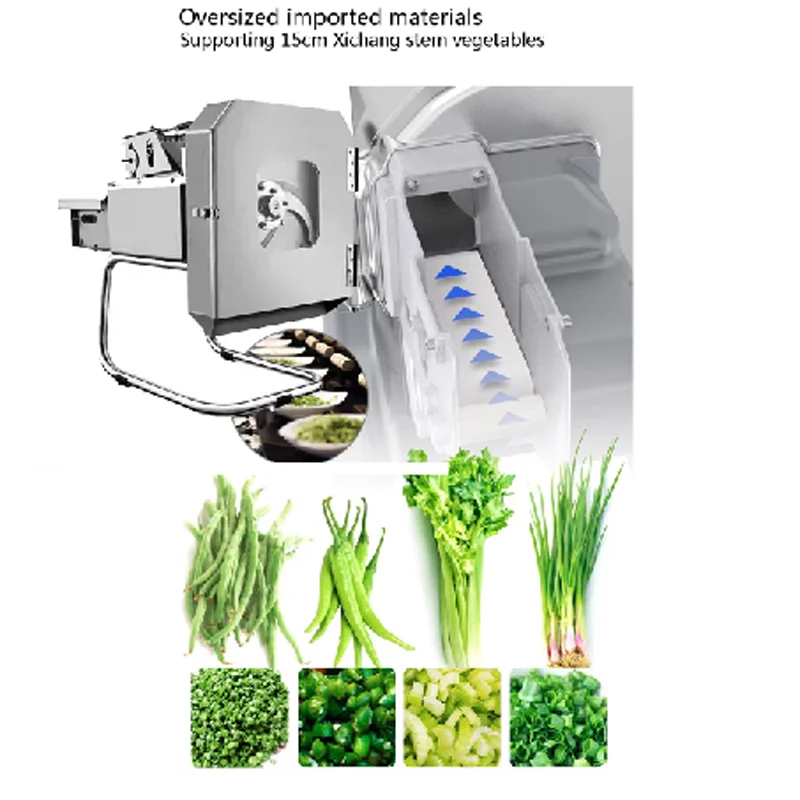 

Commercial Supply Commercial Adjustable Cabbage Salad Vegetable Leaf Chopper Vegetable Cutter Machine