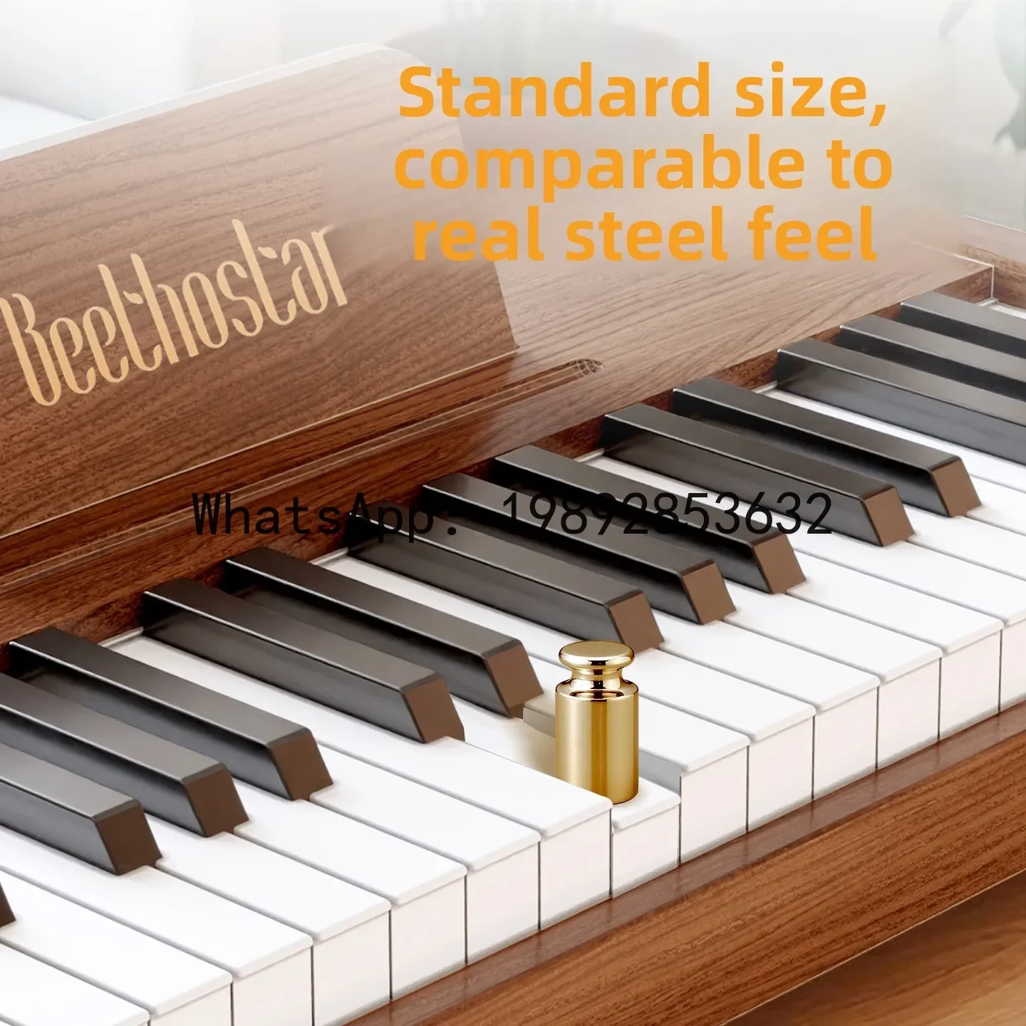 

r15Wooden Small Piano Children's Beginner Boys and Girls Baby Enlightenment Toy Mini Electronic Keyboard