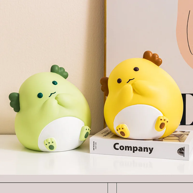 Anti-fall Piggy Bank. Cute and Cute Hexagonal Dragon Cartoon Piggy Bank. Children's Gifts for Women Study Room Decoration Gifts