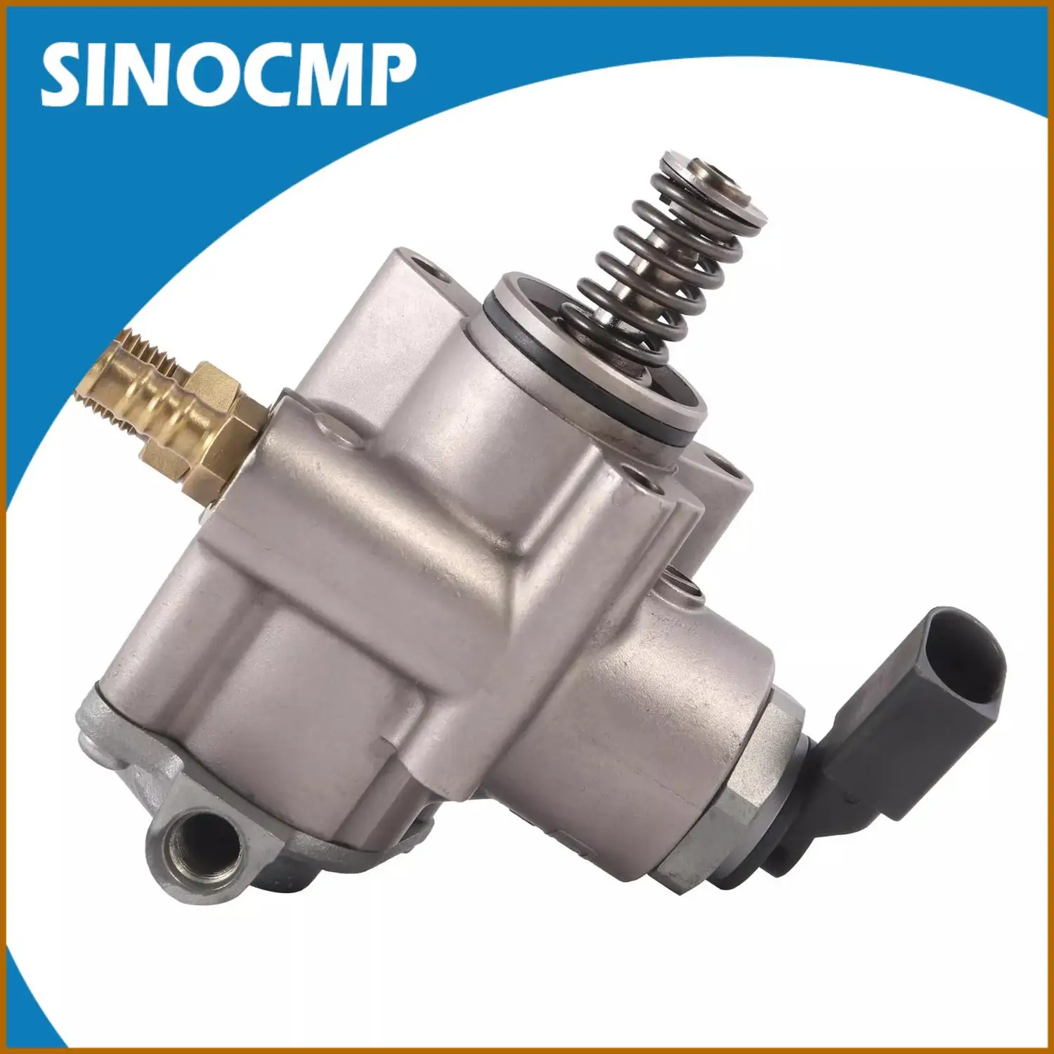 Топливный насос высокого давления, совместимый с Audi A3 A4 TT и VW Passat GTI Jetta Eos Golf 2.0L TFSI, номер детали 06F127025L 2005-2015