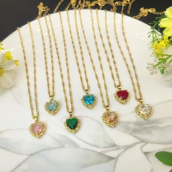 1pcs fashion female simple love personality collarbone chain accessories small high class atmosphere light luxury necklace acces