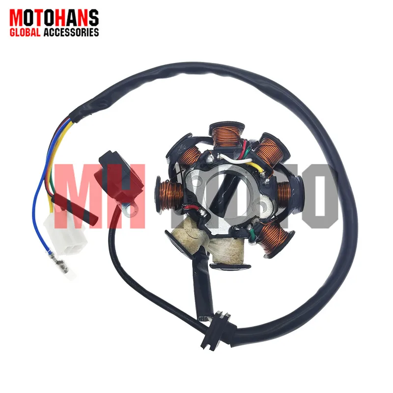 

MAGNETO COIL DOUBLE IGNITION 3 FEMALE PLUG+2 CABLE FOR GY6 100CC 139QMB SCOOTER ZNEN BAOTIAN JMSTAR VENTO ITALIKA TAOTAO