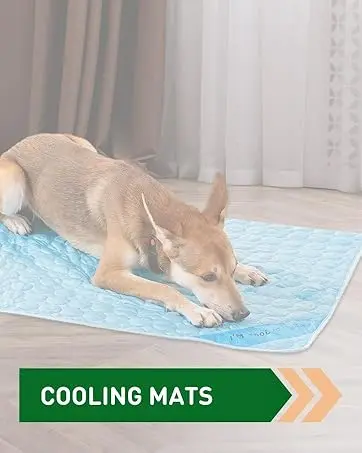 pet cooling mats dog cat mascota blue mint