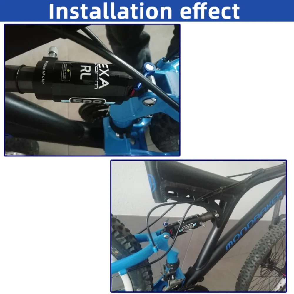 1 pcs KS EXA  Bike Air Shock Absorber 150/165/190mm 588RL 582RL 562RL MTB Damping Single/Double Air Chamber Bicycle Rear Shock