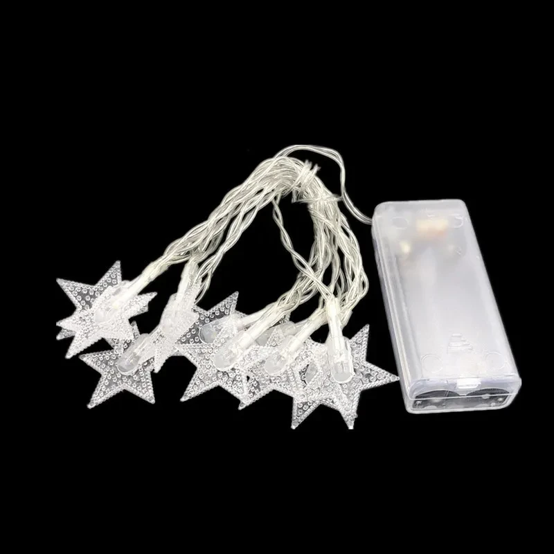 

AA Power 1.5M 10 LEDs IP44 Outdoor Star LED String Lights Christmas Lights Holiday Wedding party decoration Luces LED