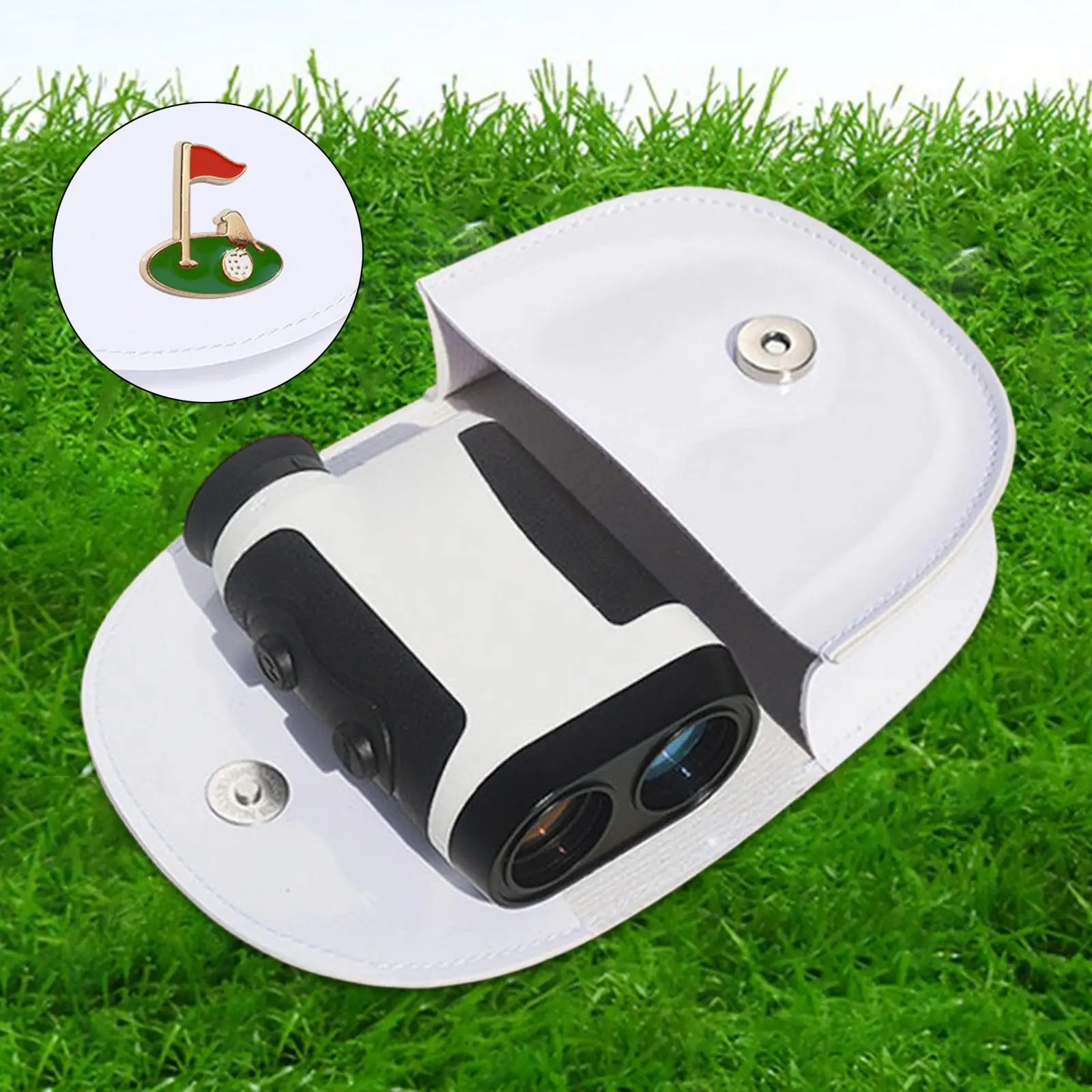 

Чехол для спортивных аксессуаров: компактный водонепроницаемый чехол из искусственной кожи для гольф-дальномера, для тренировок