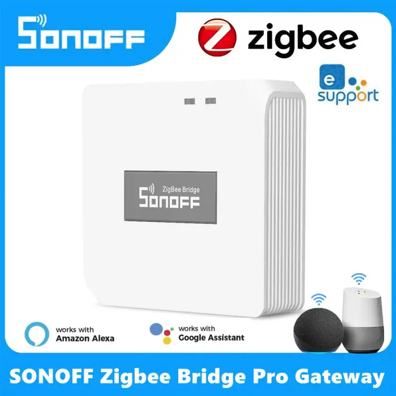 SONOFF ZB Bridge Pro 스마트 지그비 게이트웨이 허브, Ewelink 앱 무선 리모컨, 스마트 홈 브리지, 알렉사 구글 홈 작동