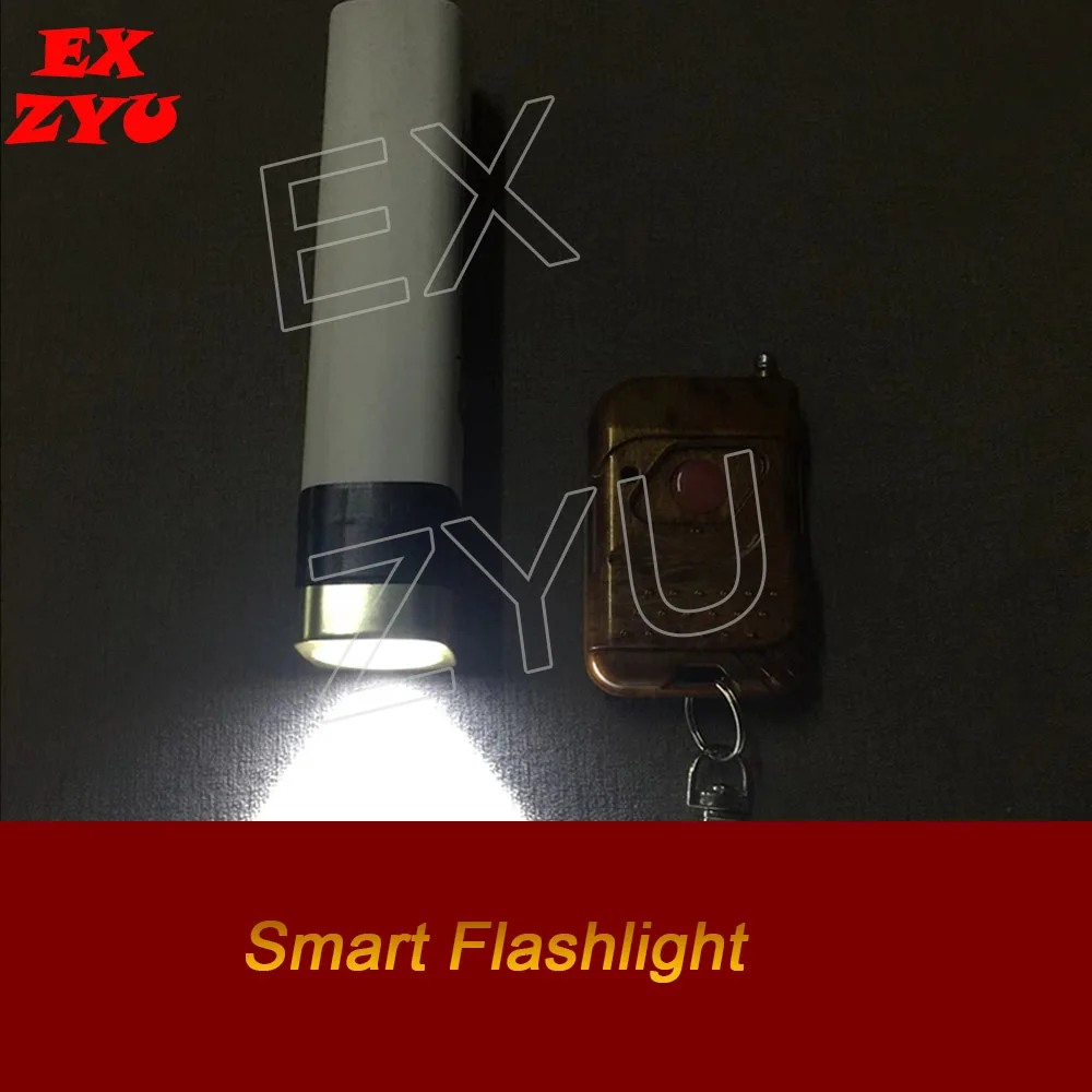 

escape room props smart flashlight create terrifying atmosphere by remote control to scary players Haunted house prop EX ZYU