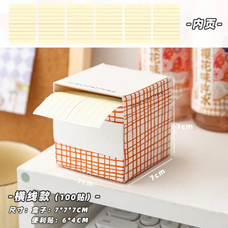 

100 Sheets Pull Out Sticky Notes Memo Pad Small Notepads Notes Paper Reminders on Notebook Journral Calendar Fridges