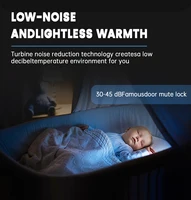 Climatiseur portable, 8000 BTU, climatiseur de camping 220V avec télécommande, compresseur silencieux pour tente, camping-car, caravane 3