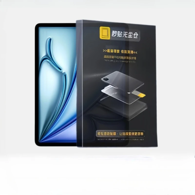 

Tablet Tempered Glass for iPad Pro 2025 2024 Dust-Free Box Screen Protector Protective Film Easy Installation For iPad Air 13 11