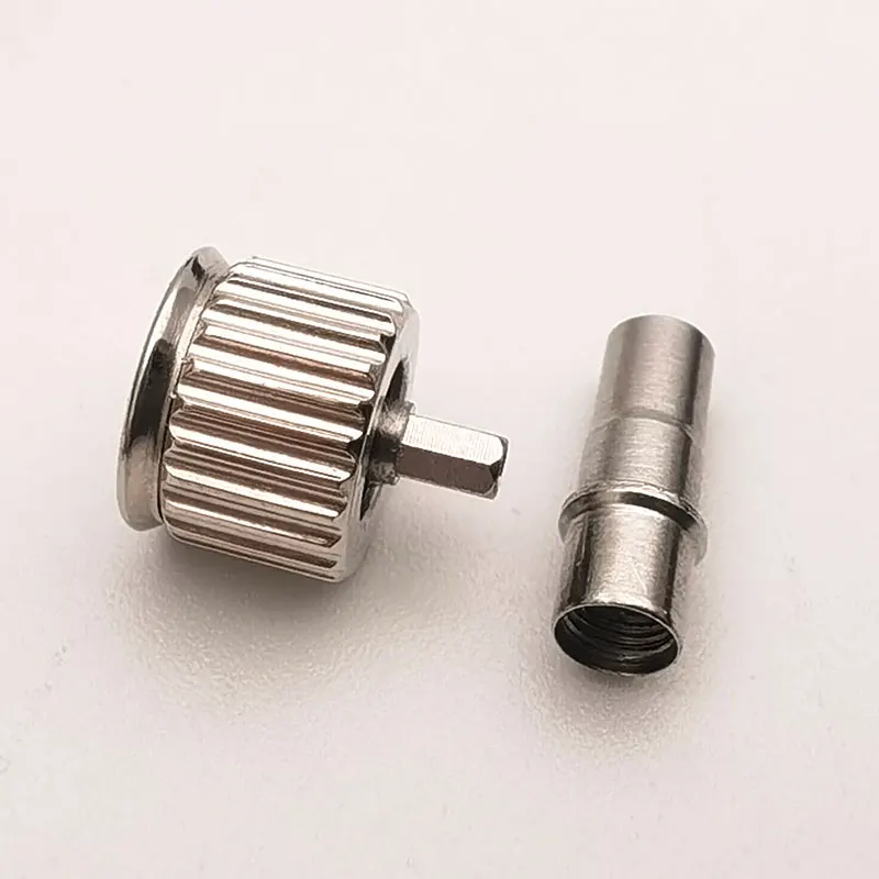 Stainless Steel Watch Crown For Lingin Conquest Hydroconquest L3.781.4 Watches, High Quality Watch Parts view 5