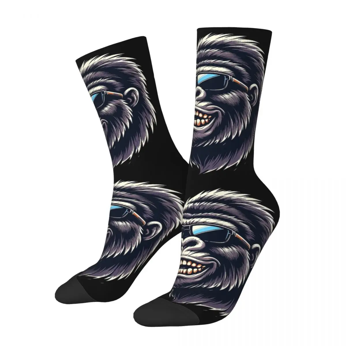 Smoking Ape Smoking Monkey Unisex Winter Socks Warm Happy Socks Street Style Crazy Sock