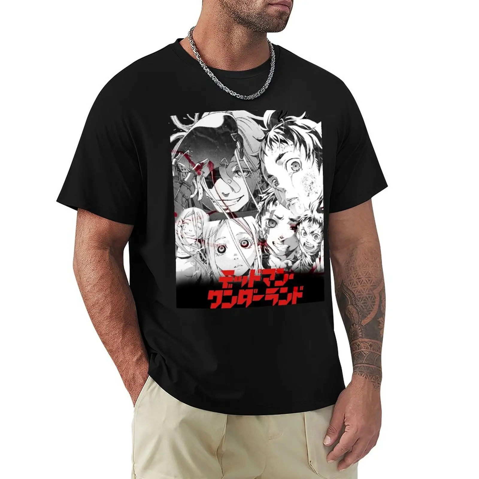 

Deadman Wonderland anime/manga T-Shirt Non-Shrink Basic Cotton T-Shirt