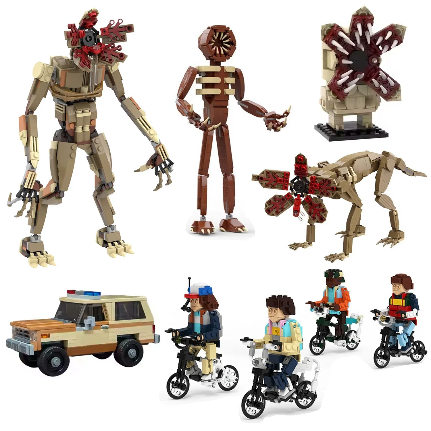 

Demogorgon Demodog TV Movie MOC Construction Block Set Building Blocks Figures Children Toys Collection Things Birthday Gift