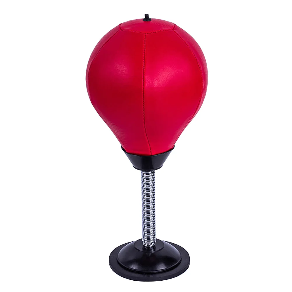 

1pc Desktop Small Suction Cup Boxing Ball Stress Relief for Home or Office (Red Boxing Ball Inflator)