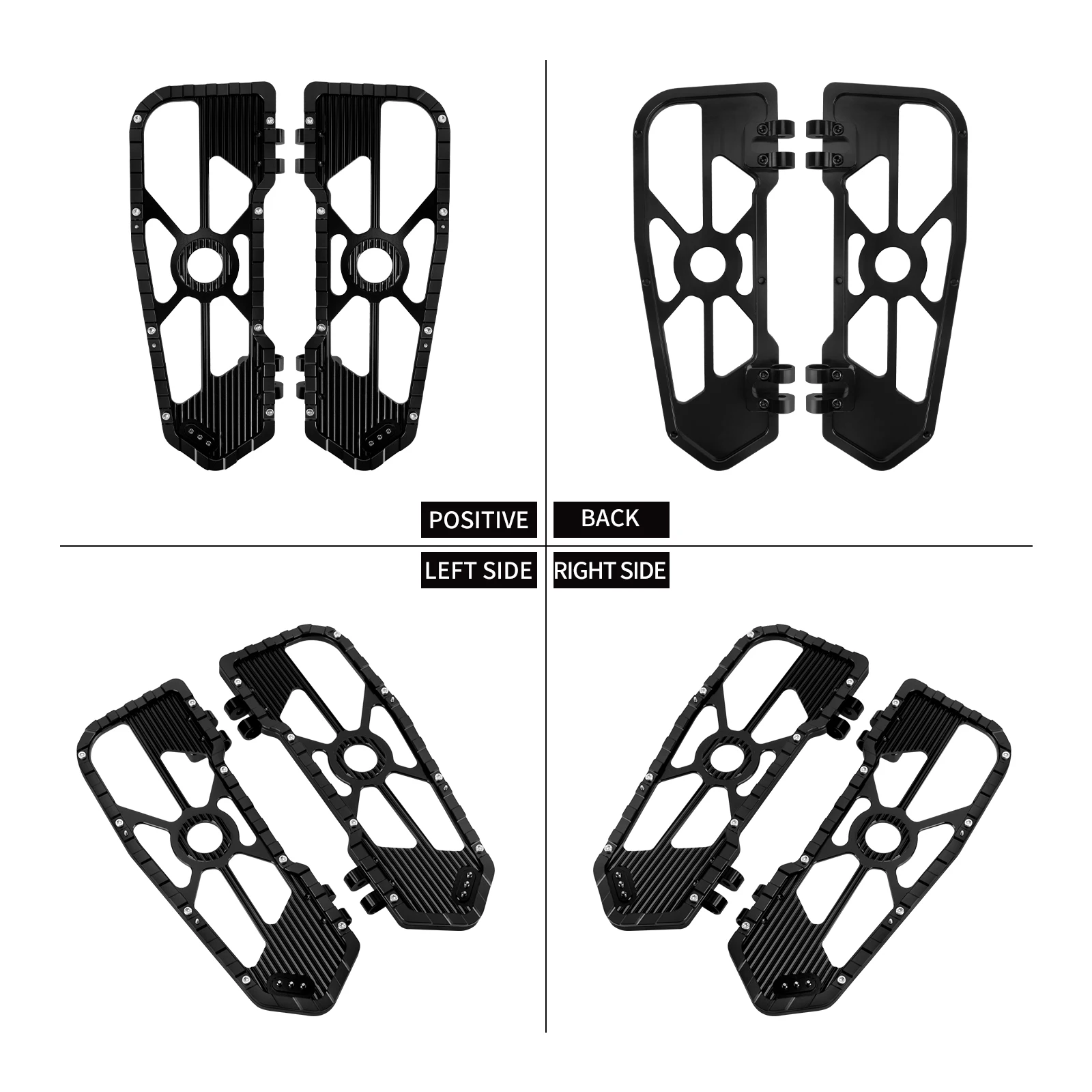 أوتاد قدم للدراجة النارية مسند للقدمين أوتاد قدم لدراجة Harley Softail Touring Street Glide Road Glide FLTRX 1986-Later 발 qil #5