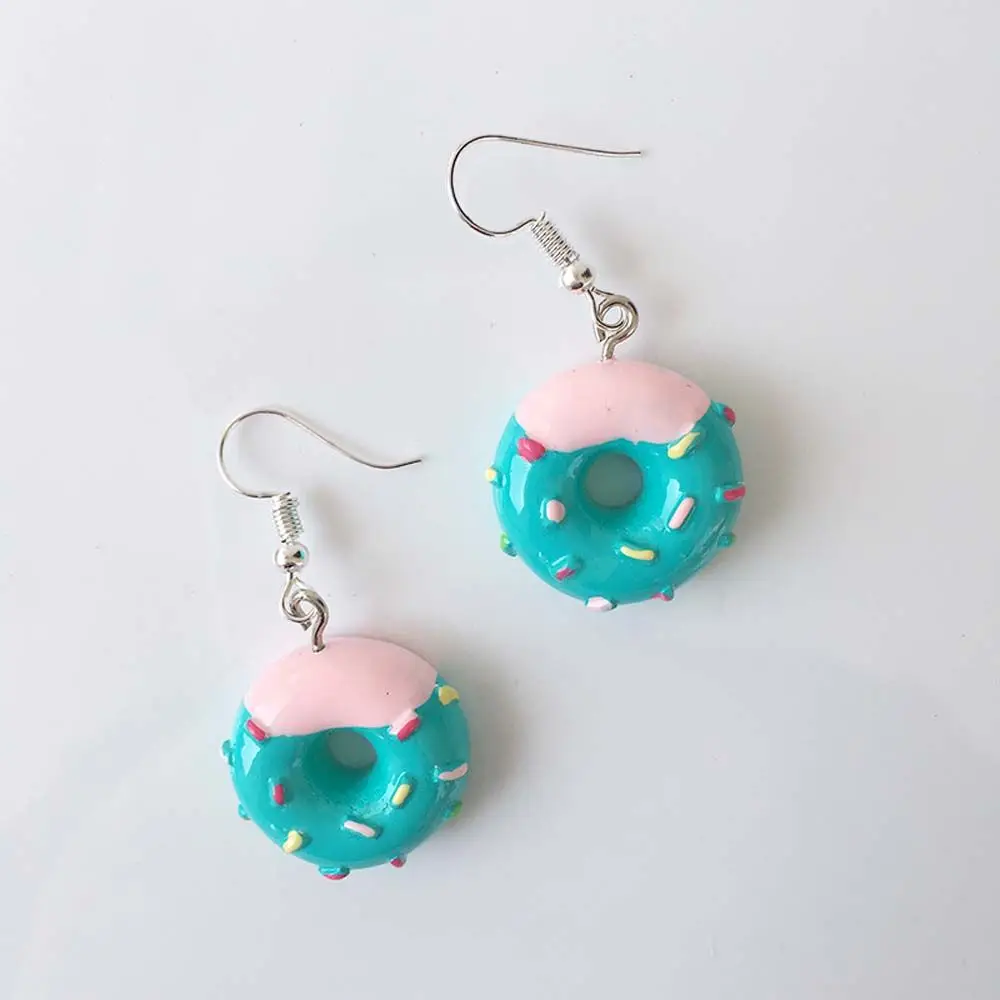 Unique Summer Resin Sweet Drop Funny Gift Fashion Party Cute Cartoon Lovely Jewelry Earrings Girl Food