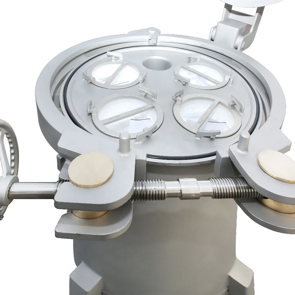 Mining Water Treatment Petrochemical Plant Cold Water Circulating Filters 304 316 Stainless Steel  Fast Open Bag Filter Housing