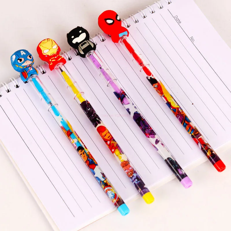 56 Pcs Disney Cartoon Mechanical Pencils For Students With Silicone Tips  Children Writing Supplies Stationery School Supplies