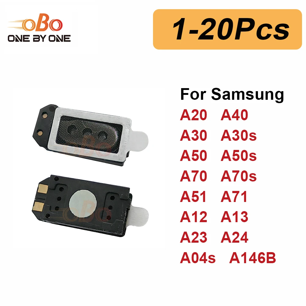 1-20Pcs Top Earpiece Speaker Flex For Samsung A20 A30 A40 A50 A70 A51 A71 A12 A13 A23 A24 Earpiece Ear Speaker Repair Parts
