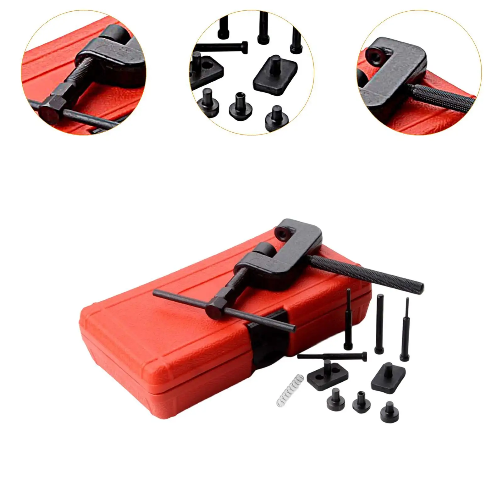 チェーンブレーキツールキット ポータブルで簡単なチェーンメンテナンス サイクリング用チェーンスプリッターリベットツール オートバイダートバイク用