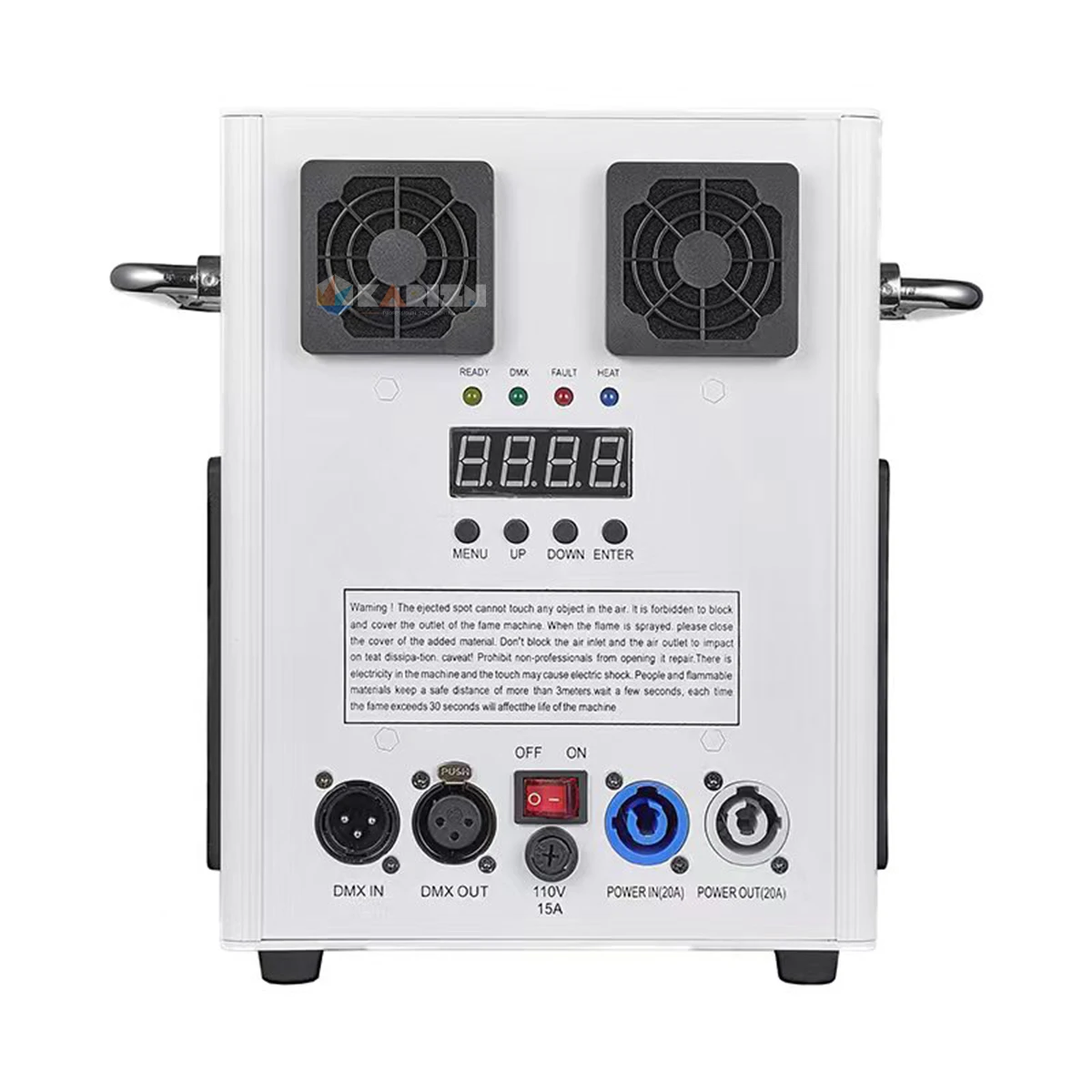 0 Tax 6 buah Flycase untuk 600W mesin Cold Spark mesin kembang api dingin remot kontrol DMX Remote Control LCD Cold Sparking Machine Flightcase