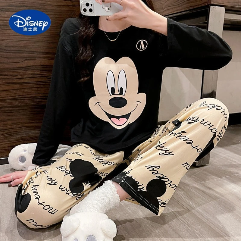 

Disney Korean Style Pajama Set | All-Season Loungewear, Cotton Cartoon Sleepwear