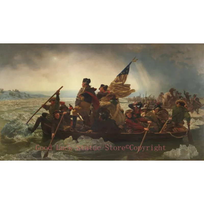 wholesale painting # TOP ART WORK # USA American Revolutionary War print canvas oil painting-- free shipping cost