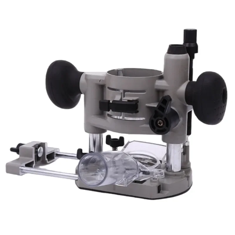 Compact Plunge Router Milling Trimming Machine Base for Electric Trimming Machine Tool Diameter 65mm Carpenter Woodworking Tool