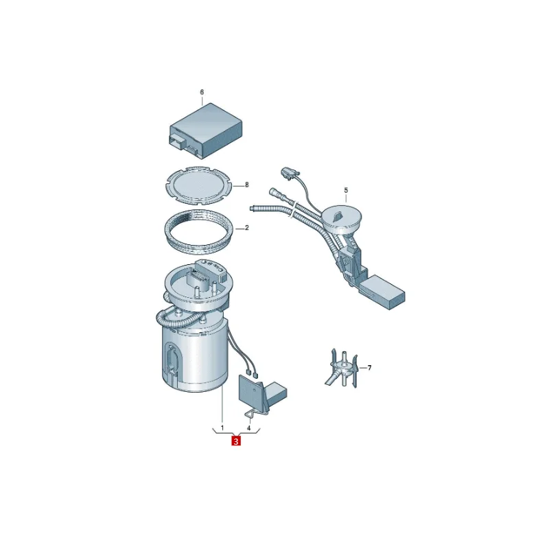 مجموعة المضخة لافيدا بورا سانتانا جيتا 180919051B 2910000483000 180919051D 180919051E 180919051H 180919051J 180919051L