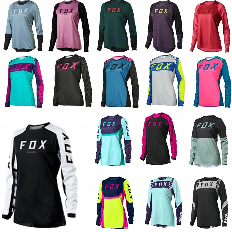 

Women's Cycling Sportswear, Ropa Ciclismo Shirt, Ranger Fox Mountain Bike Off-road DH Off-road Motorcycle Sportswear