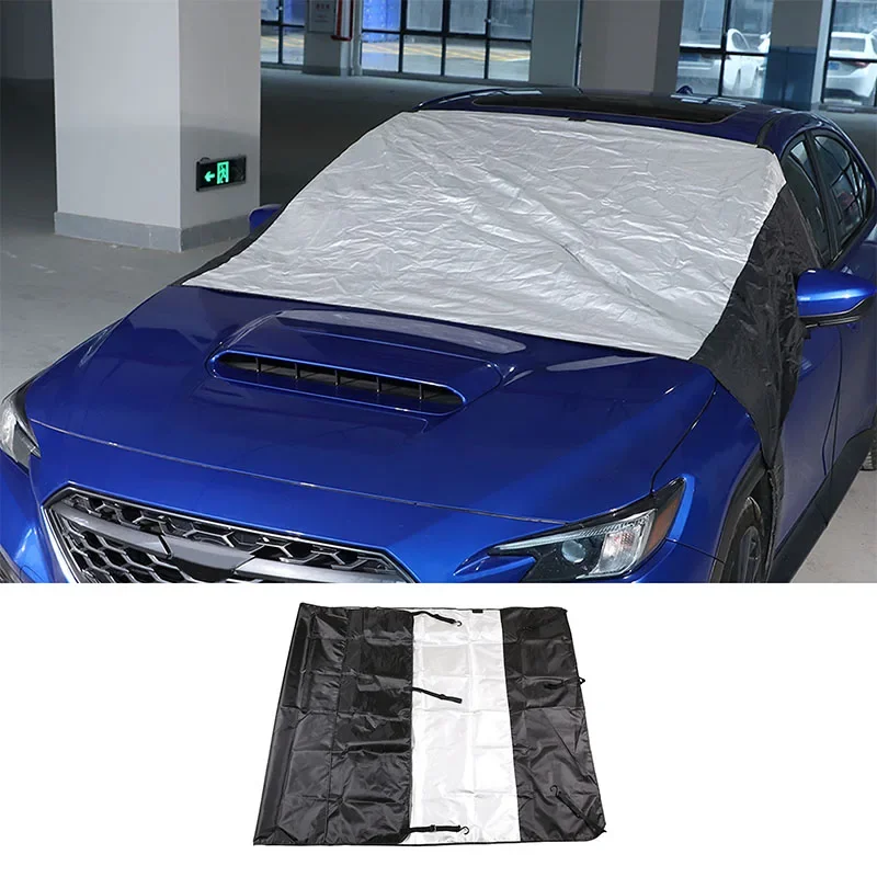 For 2021-2023 Subaru WRX Polyester Taffeta Car Front Windshield Snow Shield Car Exterior Protection Accessories