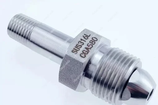 316L stainless steel CGA cylinder connector CGA330\ CGA350\ CGA540\ CGA580\ CGA660 including external thread
