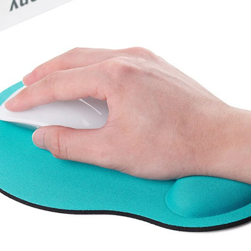 Mouse Pad com descanso de pulso para laptop, gel antiderrapante, pulseira de suporte EVA, PC, computador