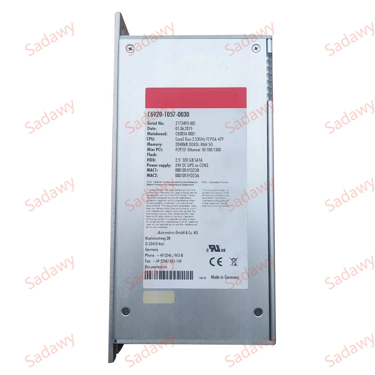 Beck-hoff оригинальный C6920-1057-0030 Шкаф управления Промышленный ПК