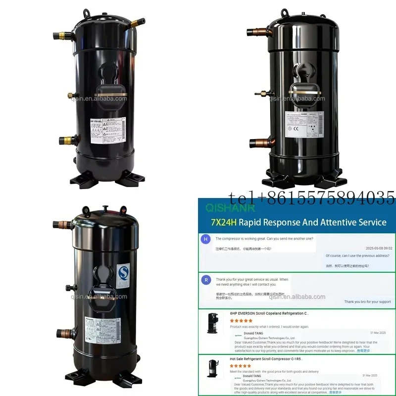 

Hot C-SC603H6H Scroll Compressor 8HP R22 60Hz for Commercial Central AC Water Chiller