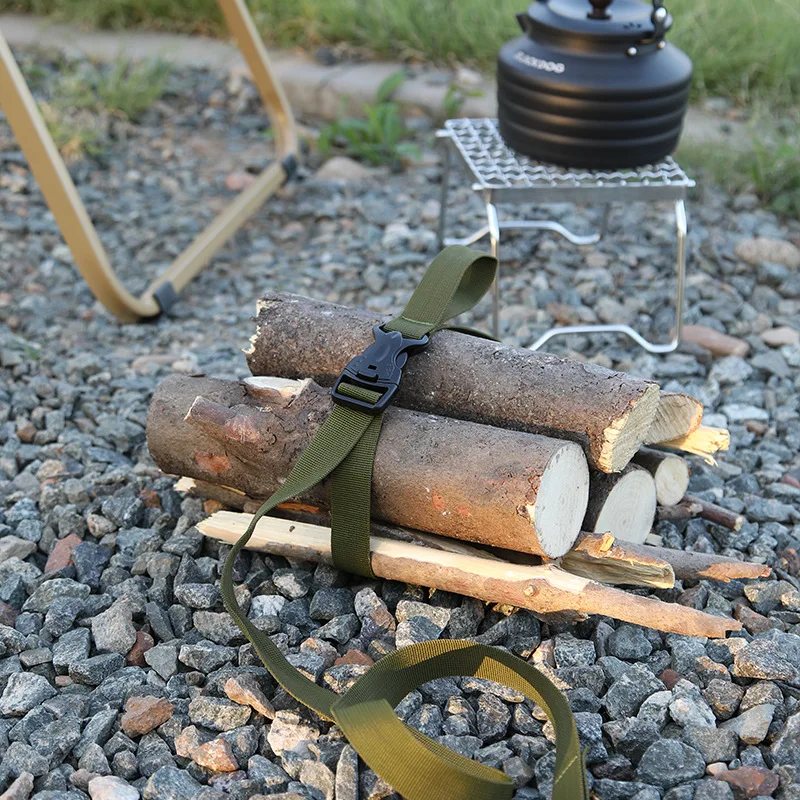 Paski mocujące nylonowe do podróży na zewnątrz, kempingu, z regulacją, uniwersalne paski do przechowywania, pasek do plecaka.