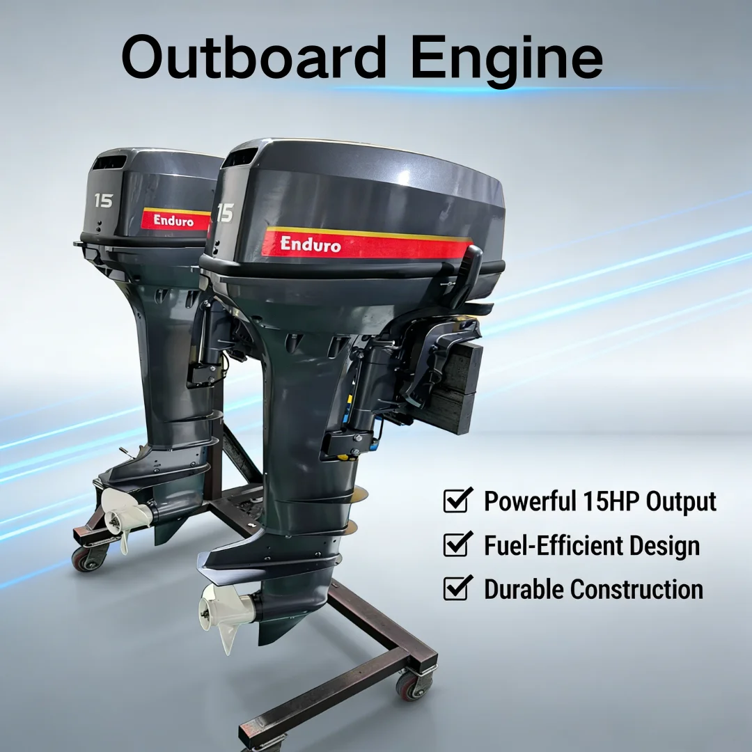 New 15HP Diesel 2 Stroke 6 Cylinder Outboard Motor-Superior Thrust & Precise Control for Yachts Speedboats & Fishing Vessels